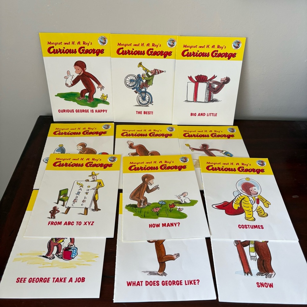 Curious George Curious About Phonics Books 1-12 - 2008 - Paperback -